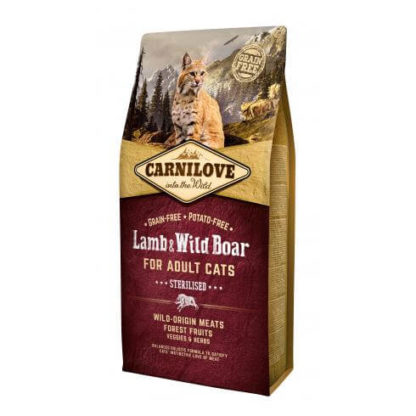 Carnilove Cat Adult Lamb&Wild boar - Bárány&Vaddisznó - Sterilised