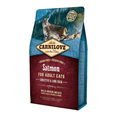 Carnilove Cat Adult Salmon - Lazac - Sensitive&Long Hair