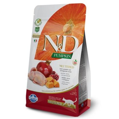 N&D Cat Pumpkin Neutered fürj 300 g