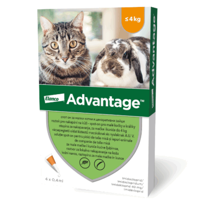 Advantage Spot-on Cat 0,4 ml (4 kg-ig)