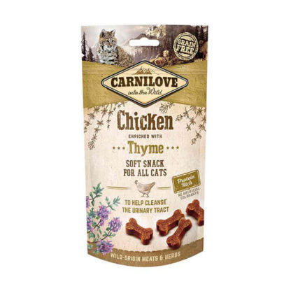Carnilove Cat Semi Moist Snack Chicken with thyme - Csirke kakukkfűvel 50g