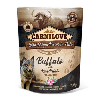 carnilove-dog-puppy-tasakos-pate-bivaly-rozsaszirommal