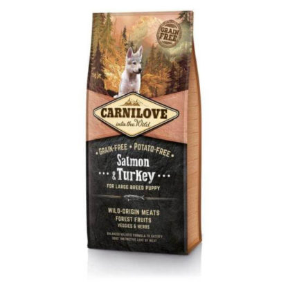 CarniLove Puppy Large Lazac-Pulyka kutyatáp