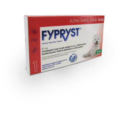 FYPRYST Spot On S 2-10kg-os Kutyáknak 0.67ml