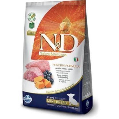N&D Dog Grain Free bárány&áfonya sütőtökkel puppy mini kutyatáp