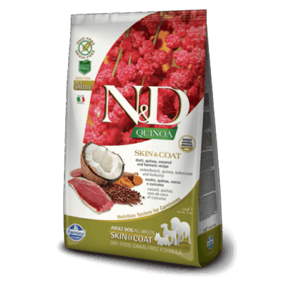 N&D Dog Grain Free Quinoa Skin&Coat Kacsa