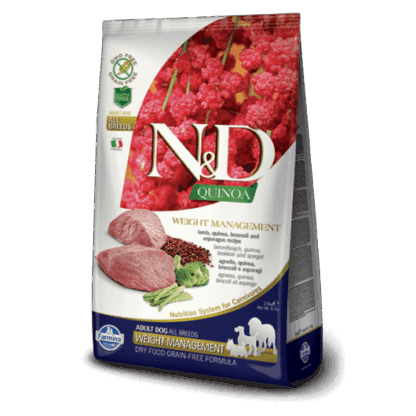 N&D Dog Grain Free Quinoa Weight Management Bárány