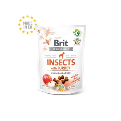 Brit Care Crunchy Cracker Insects with Turkey and Apples 200 g